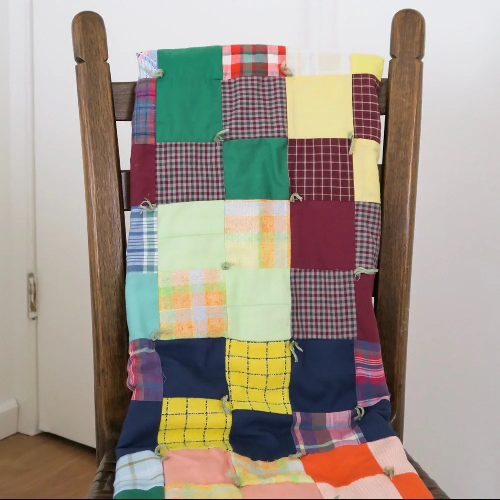 Vintage Handmade Patchwork Quilt